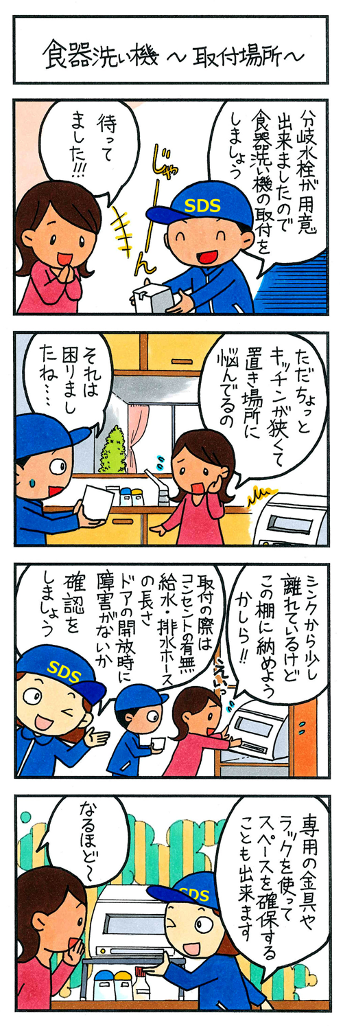 食器洗い機~取付場所~